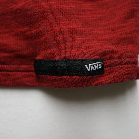 Men's Red Vans Hoodie Shirt, Size Medium - Picture 8 of 9